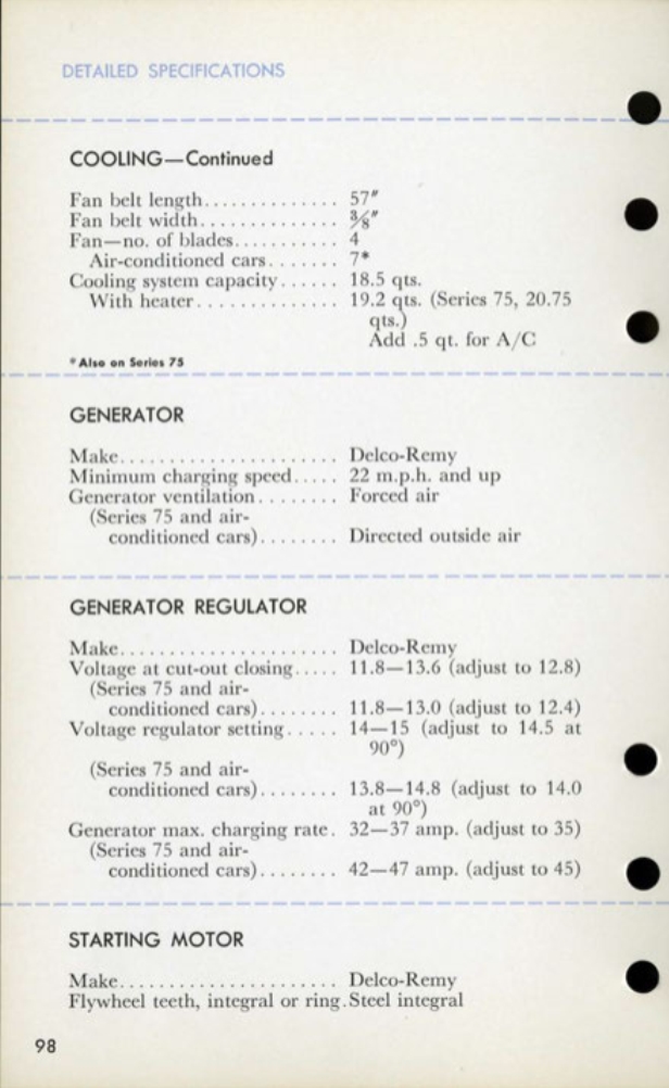 1959 Cadillac Salesmans Data Book Page 28